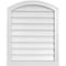 Ekena Millwork Arch Top Surface Mount PVC Gable Vent: Functional, w/ 2"W x 2"P Brickmould Sill Frame, 24"W x 30"H GVPAR24X3003SF - alternate 1
